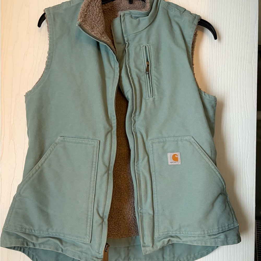 Carhartt Teal Vest with Soft Lining